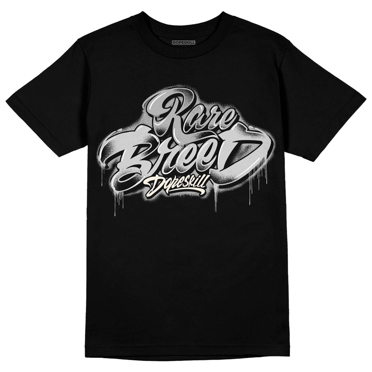Off Noir 3s DopeSkill T-Shirt Rare Breed Type Graphic