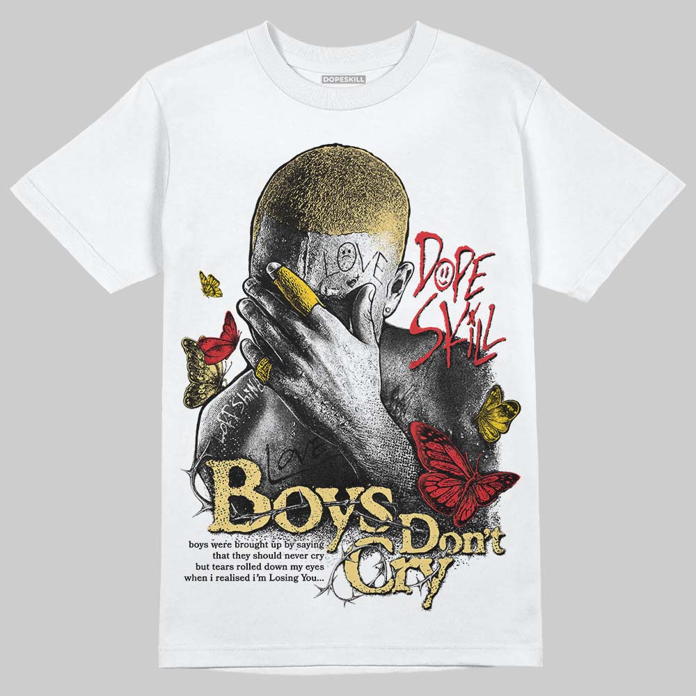 Quai 54 x Tour Yellow Black 1s DopeSkill T-Shirt Boys Don't Cry Graphic