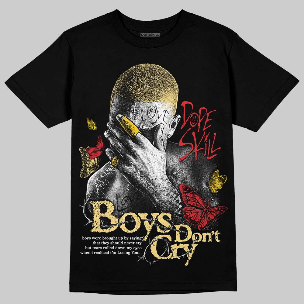 Quai 54 x Tour Yellow Black 1s DopeSkill T-Shirt Boys Don't Cry Graphic