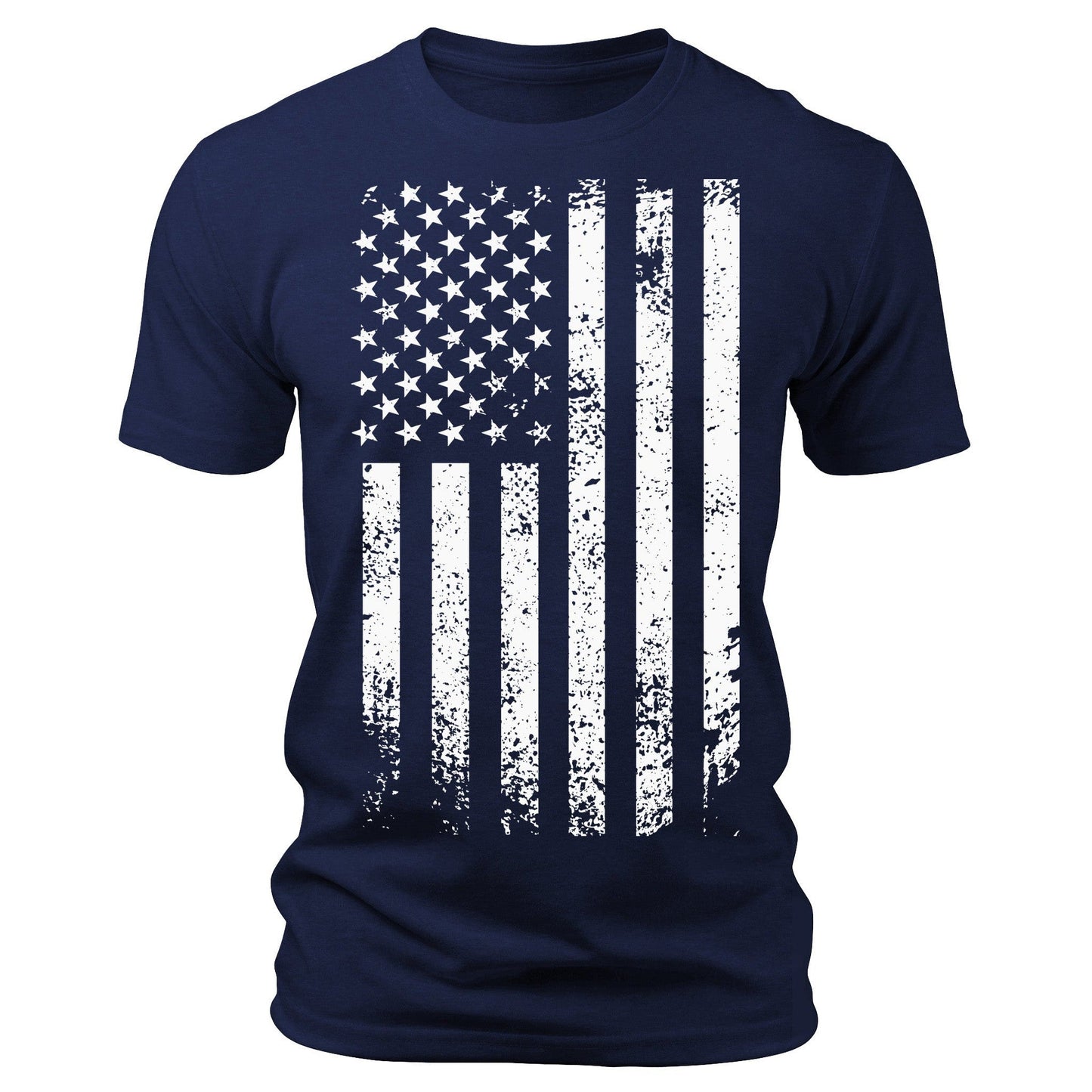 Men's Graphic T Shirts - Patriotic Short Sleeve Crewneck Shirts