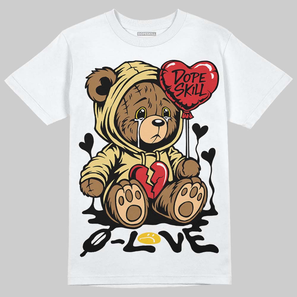 Quai 54 x Tour Yellow Black 1s DopeSkill T-Shirt Broken Bear Graphic