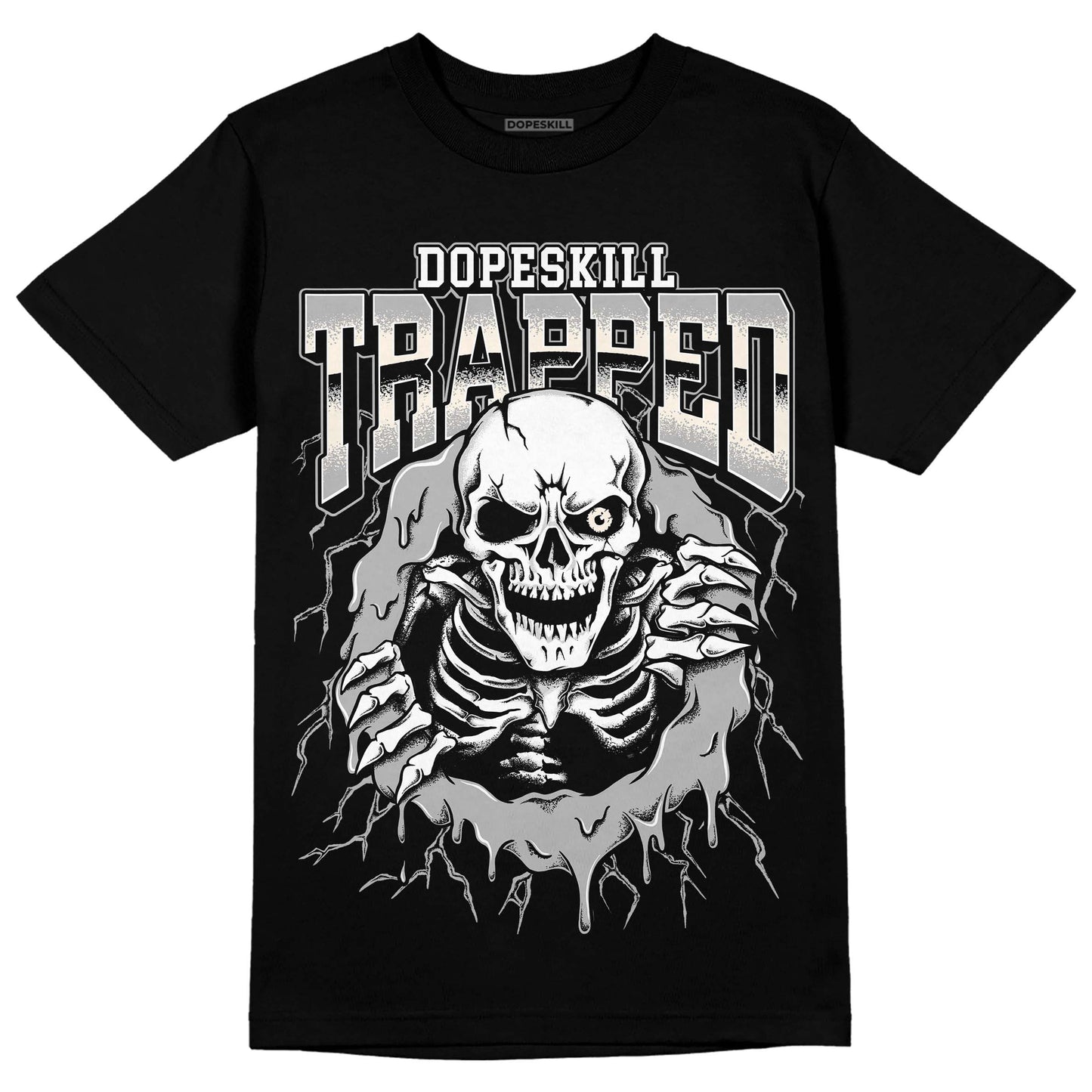 Off Noir 3s DopeSkill T-Shirt Trapped Halloween Graphic
