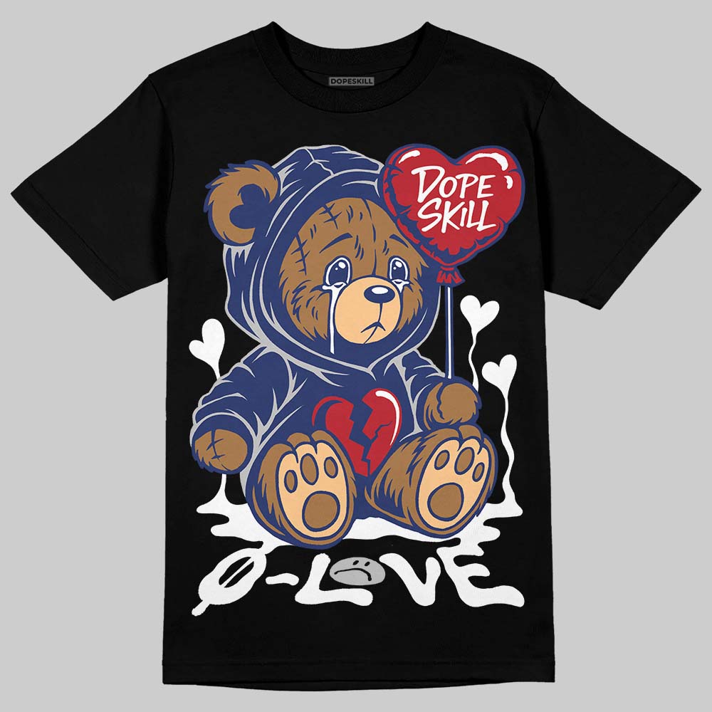 Rare Air Deep Royal Blue 1s DopeSkill T-Shirt Broken Bear Graphic
