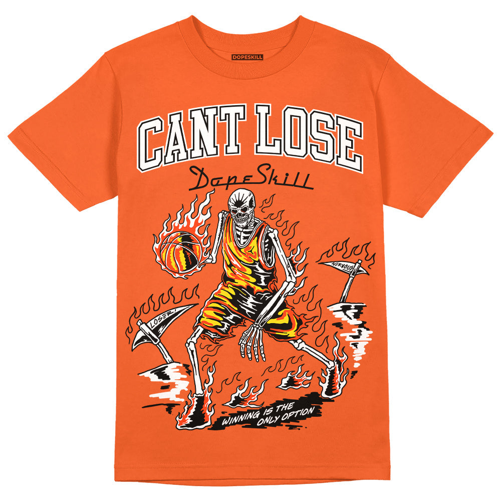 Georgia Peach 3s DopeSkill Orange T-shirt Cant Lose Graphic