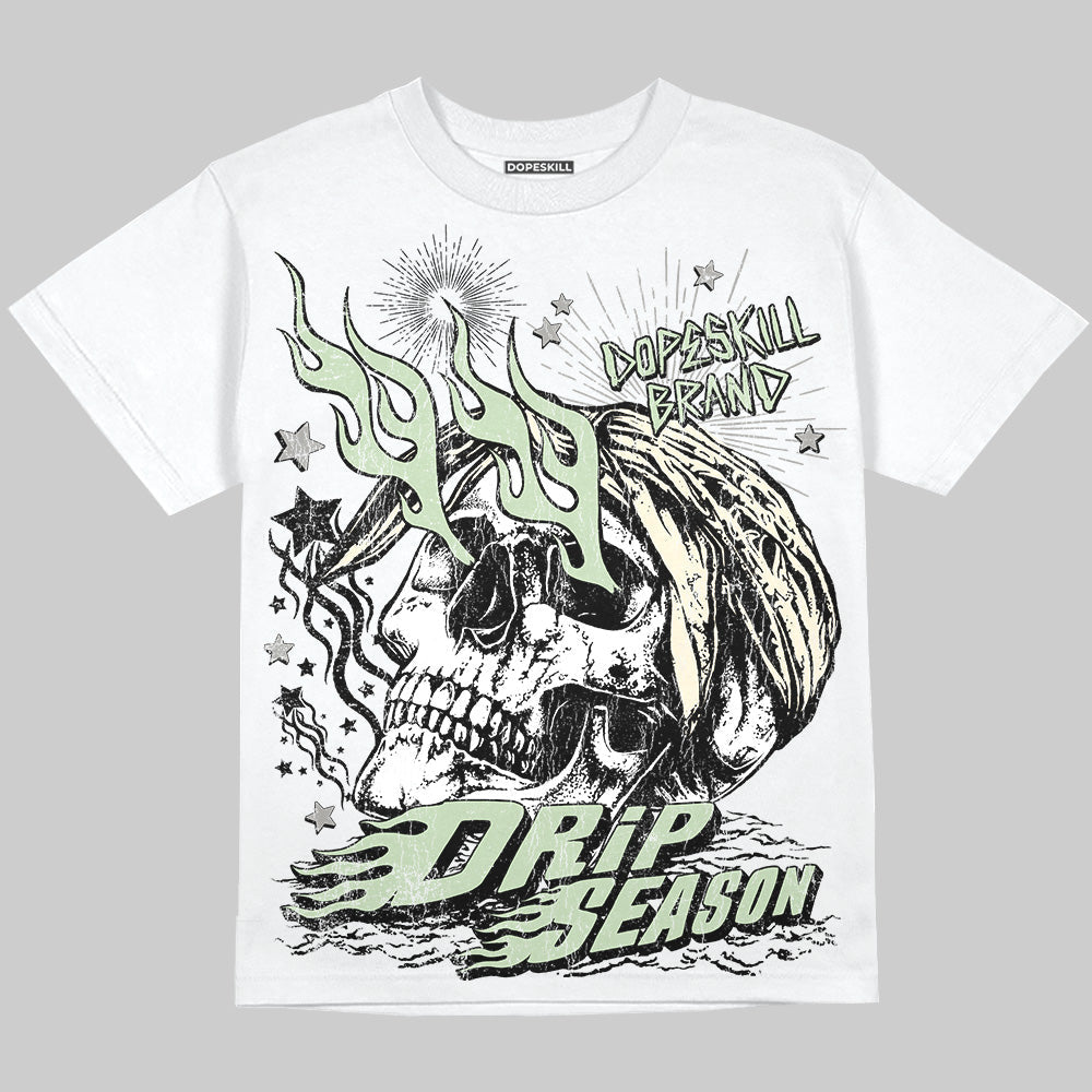 Seafoam 4s 2025 DopeSkill Oversize Print T-Shirt Drip Season Graphic