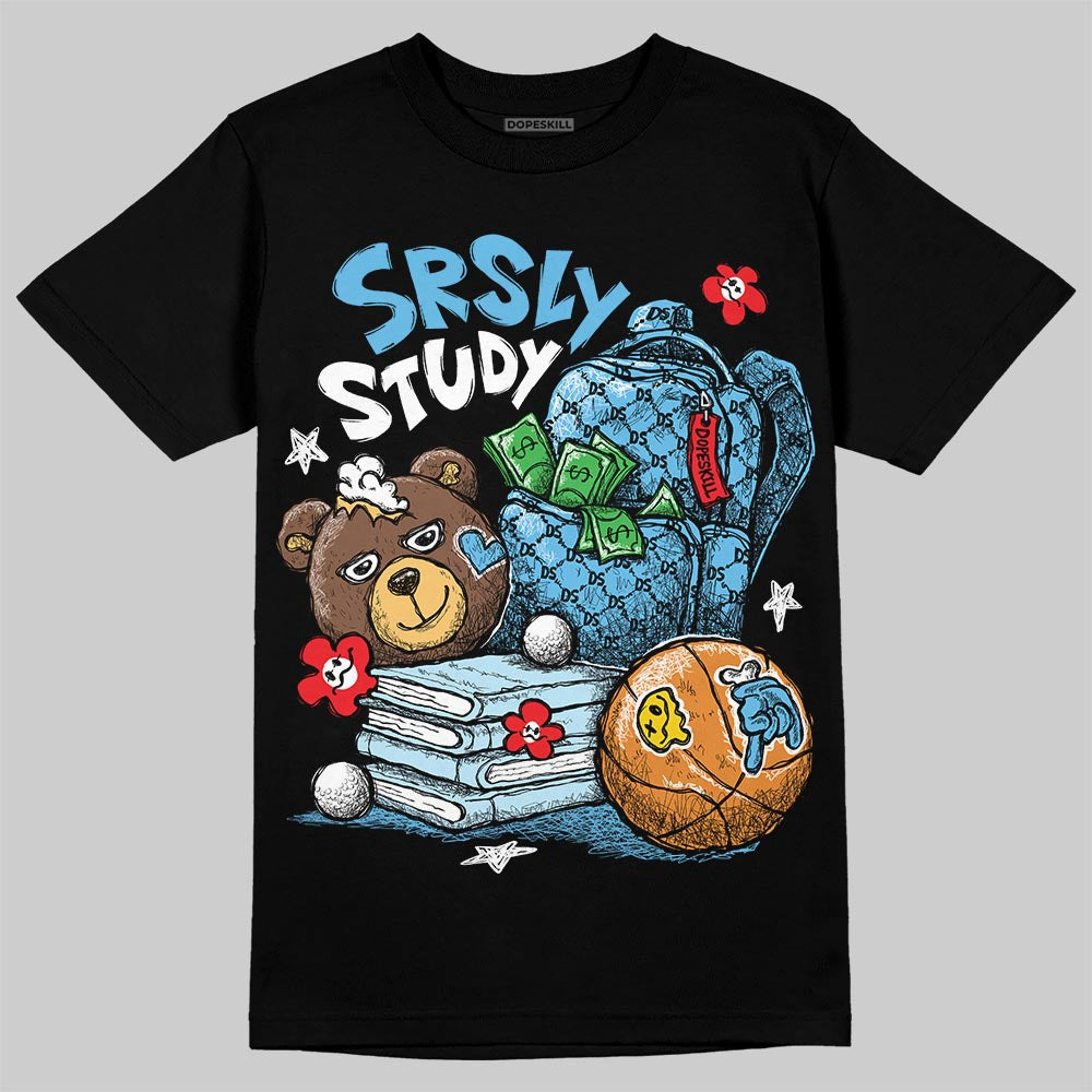Legend Blue 11s DopeSkill T-Shirt SRSLY Study Graphic