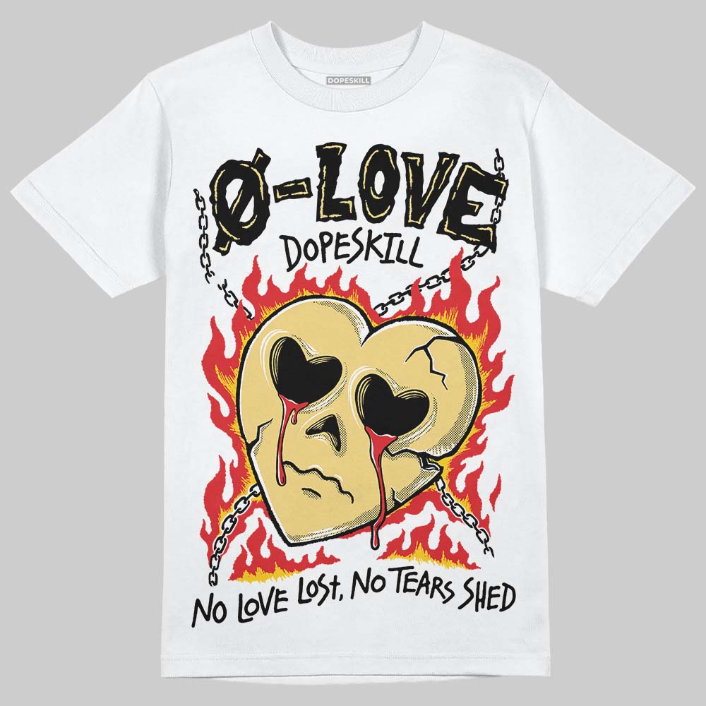 Quai 54 x Tour Yellow Black 1s DopeSkill T-Shirt Crying Heart Graphic