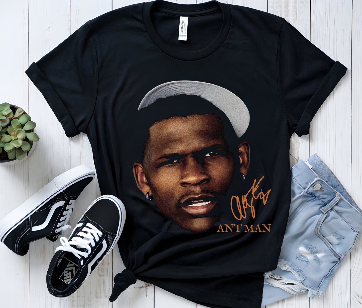 Anthony Edwards Vintage Basketball Graphic Tee – Rare Retro Streetwear T-Shirt, NBA Fan Shirt