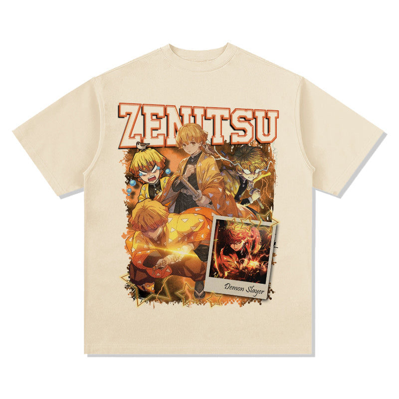 Zenitsu Agatsuma Demon Slayer "Anime" TEE Style003