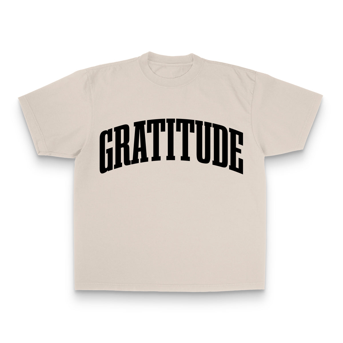 Collegiate Gratitude Tee - Natural Style001