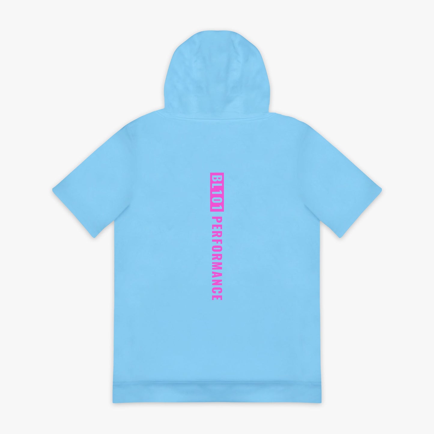 BSBL-SZN Youth Short Sleeve Hoodie V3 - Cotton Candy Blue