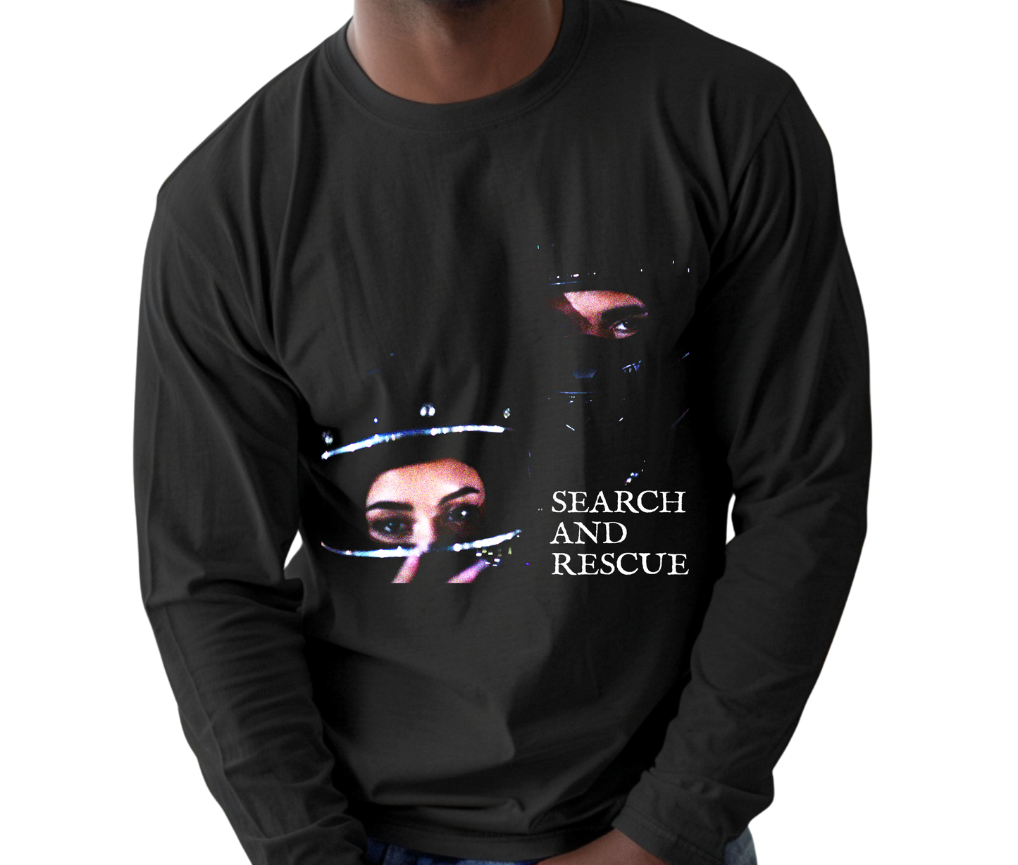 Drake Search and Rescue Long Sleeve T-Shirt – Vintage Hip Hop Streetwear Shirt, Concert Merch for Rap Fans