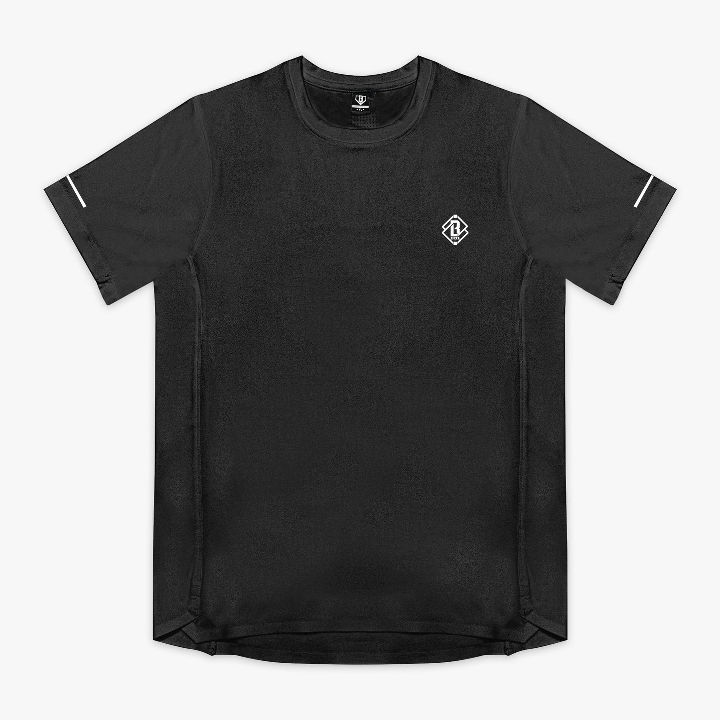Diamond Tech Youth Vented Tee - Black/White