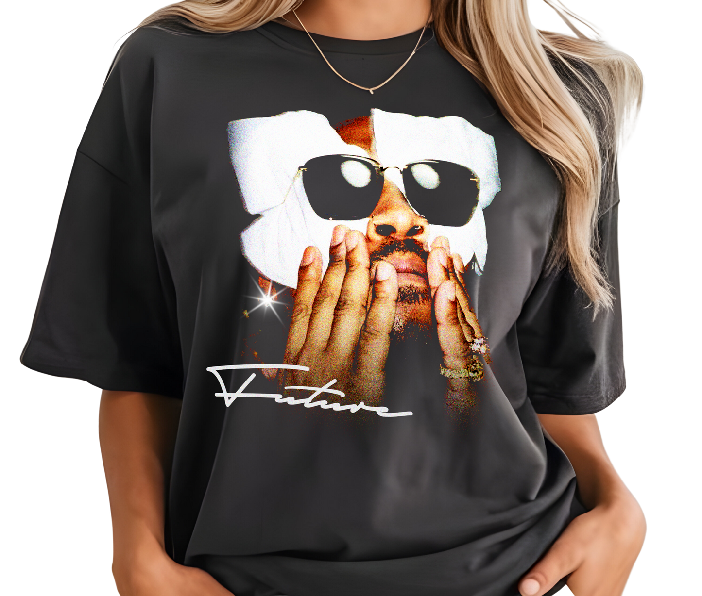 Future We Don’t Trust You Graphic Tee – Vintage Hip Hop Rap T-Shirt, Retro Streetwear for Music Fans