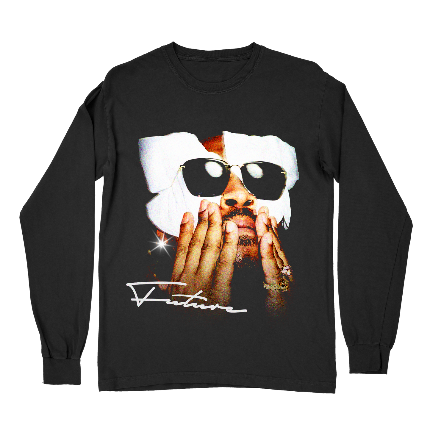 Future We Don’t Trust You Long Sleeve T-Shirt – Vintage Hip Hop Rap Shirt, Retro Streetwear for Music Fans