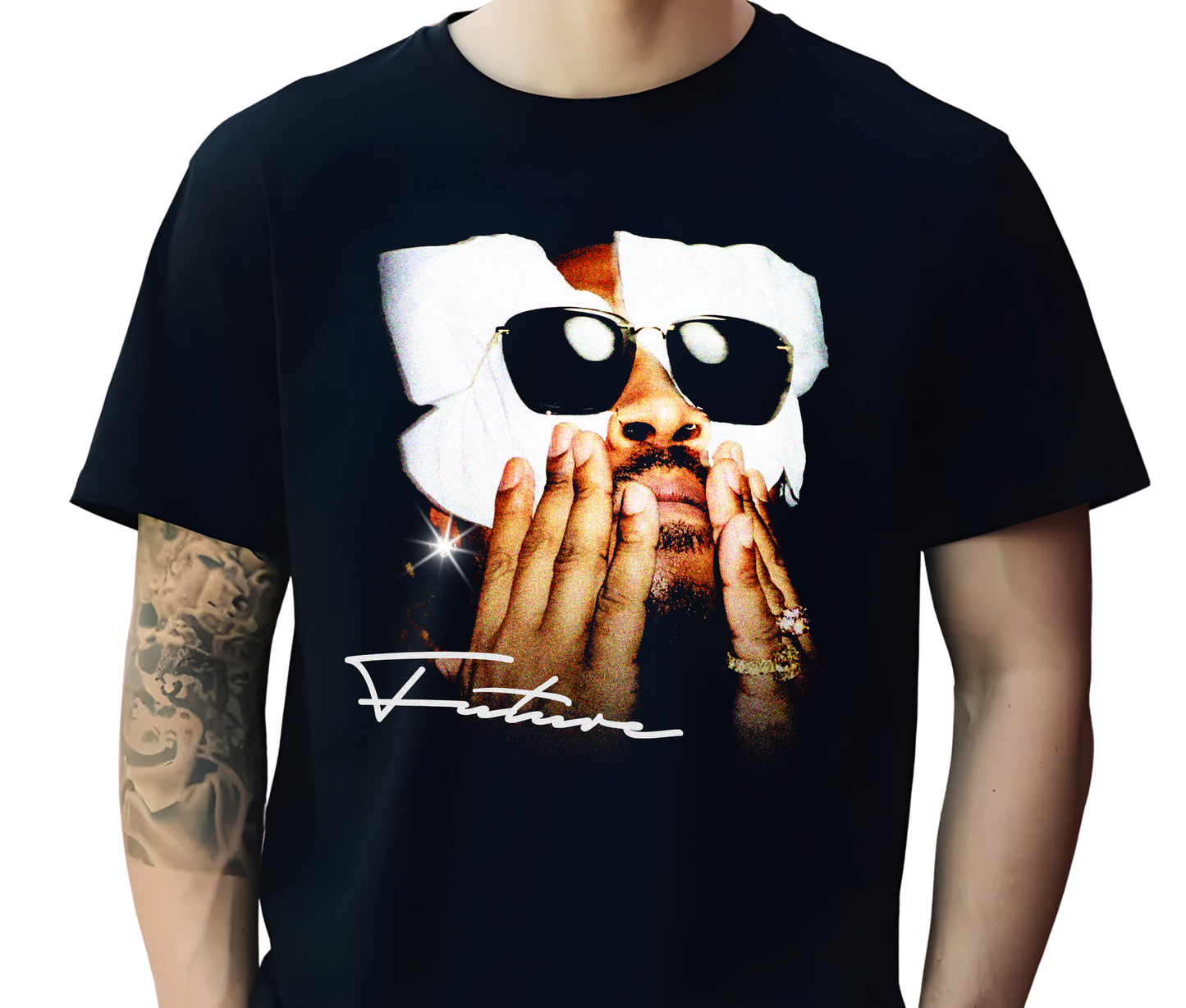 Future We Don’t Trust You Graphic Tee – Vintage Hip Hop Rap T-Shirt, Retro Streetwear for Music Fans
