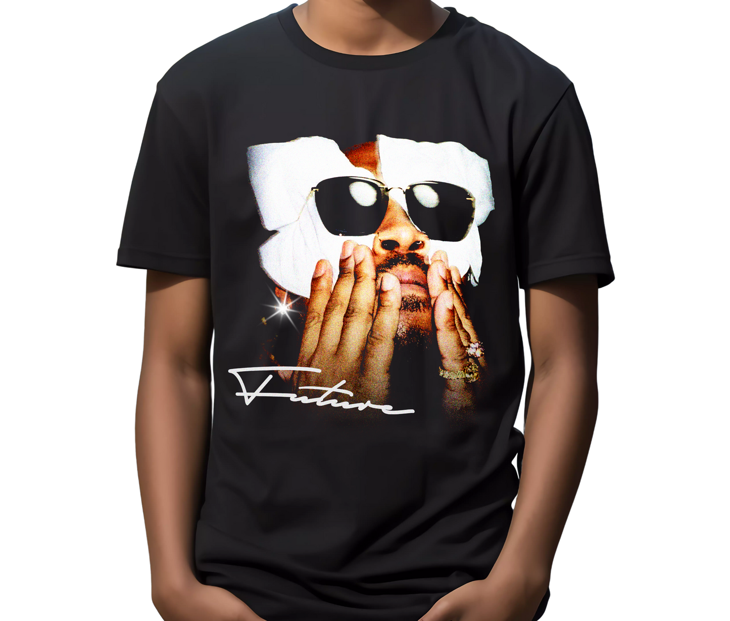 Future We Don’t Trust You Graphic Tee – Vintage Hip Hop Rap T-Shirt, Retro Streetwear for Music Fans