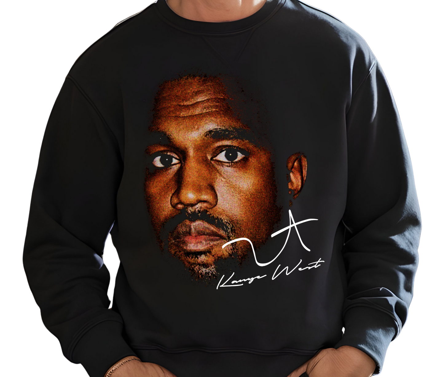 Kanye West YE West Vintage Rap Sweatshirt – Retro Streetwear Sweater, Unisex Fit for Fans