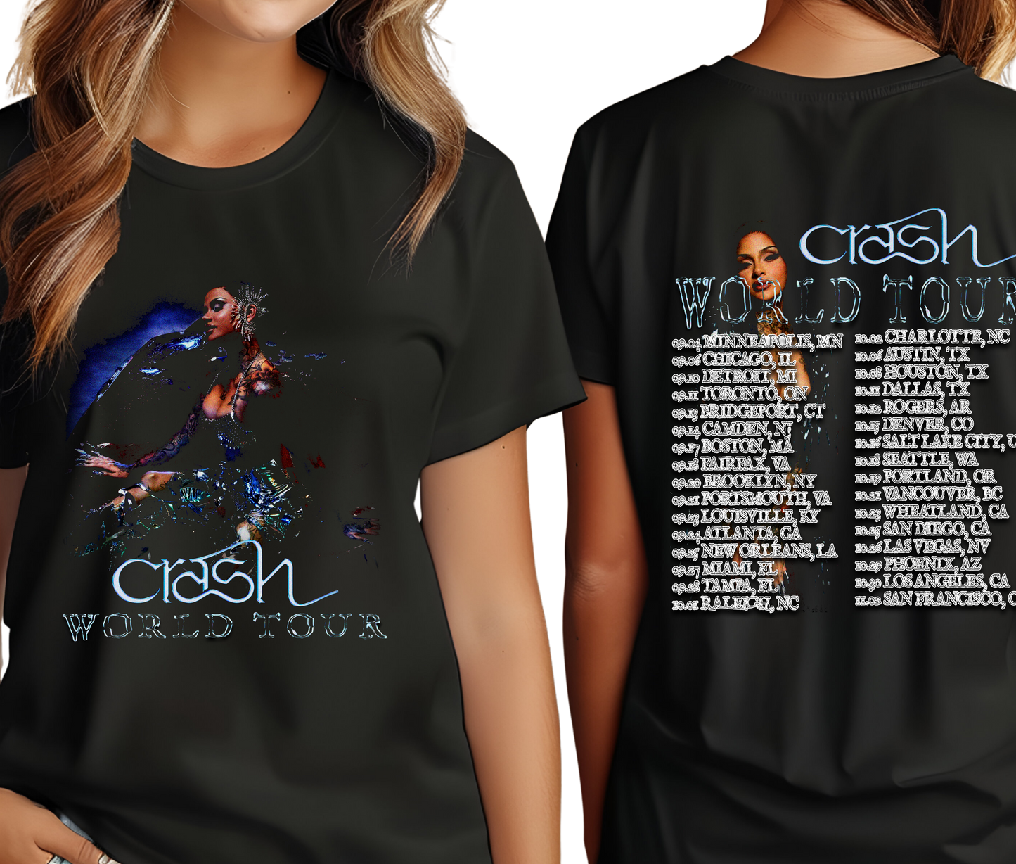 Kehlani The Crash World Tour Graphic Tee – Rare Vintage R&B Streetwear T-Shirt, Unisex Fit for Fans