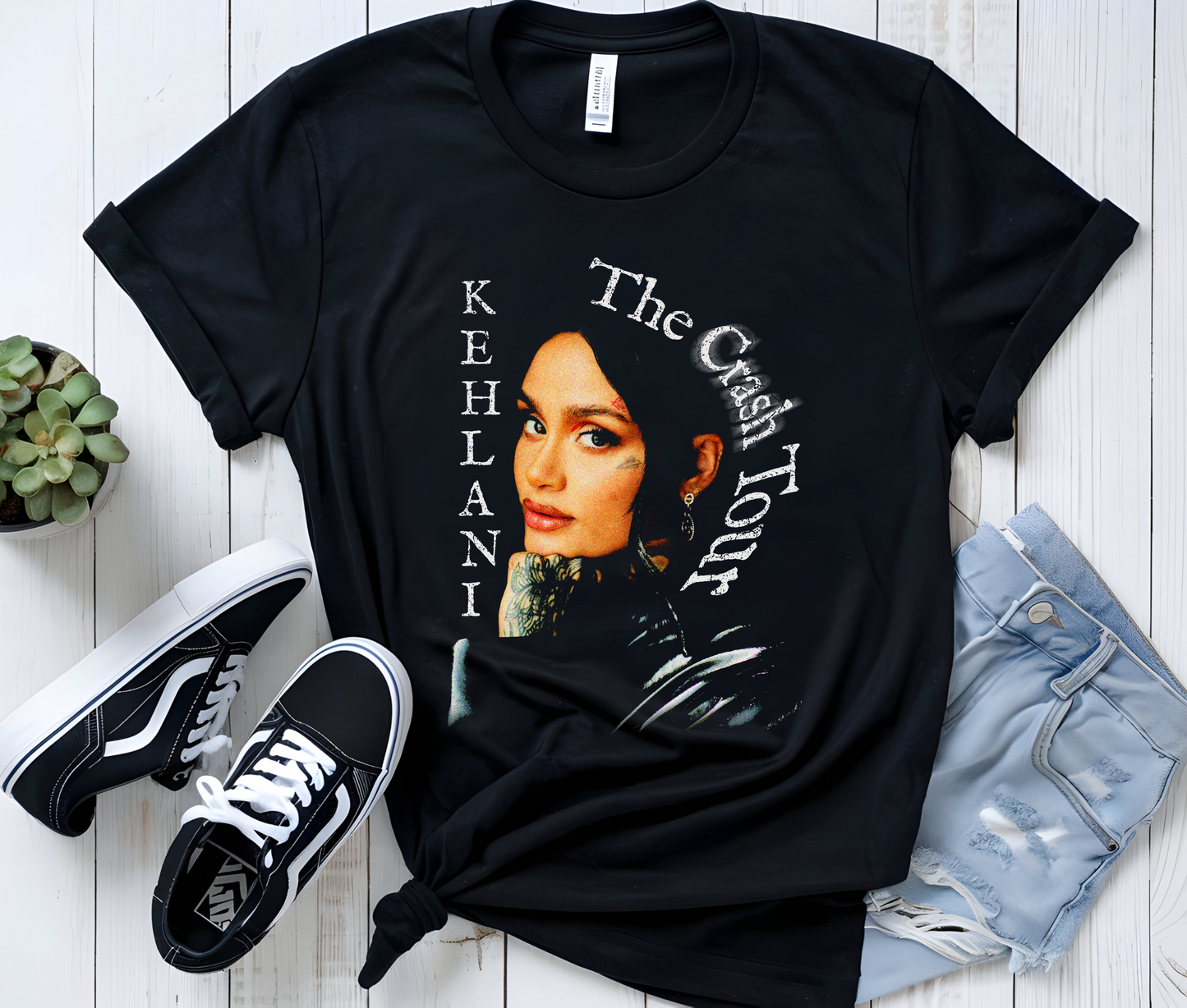 Kehlani The Crash World Tour Graphic Tee – Vintage R&B and Hip Hop Shirt, Streetwear T-Shirt for Fans