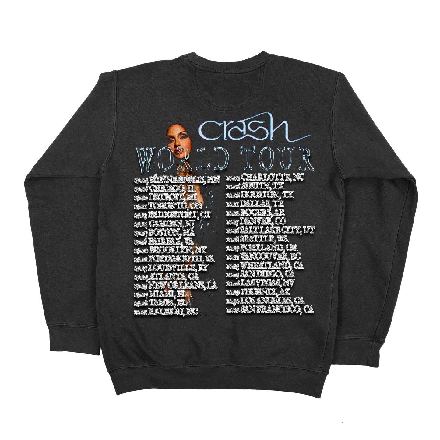 Kehlani The Crash World Tour Sweatshirt – Rare Vintage R&B Streetwear Sweater, Unisex Fit for Fans