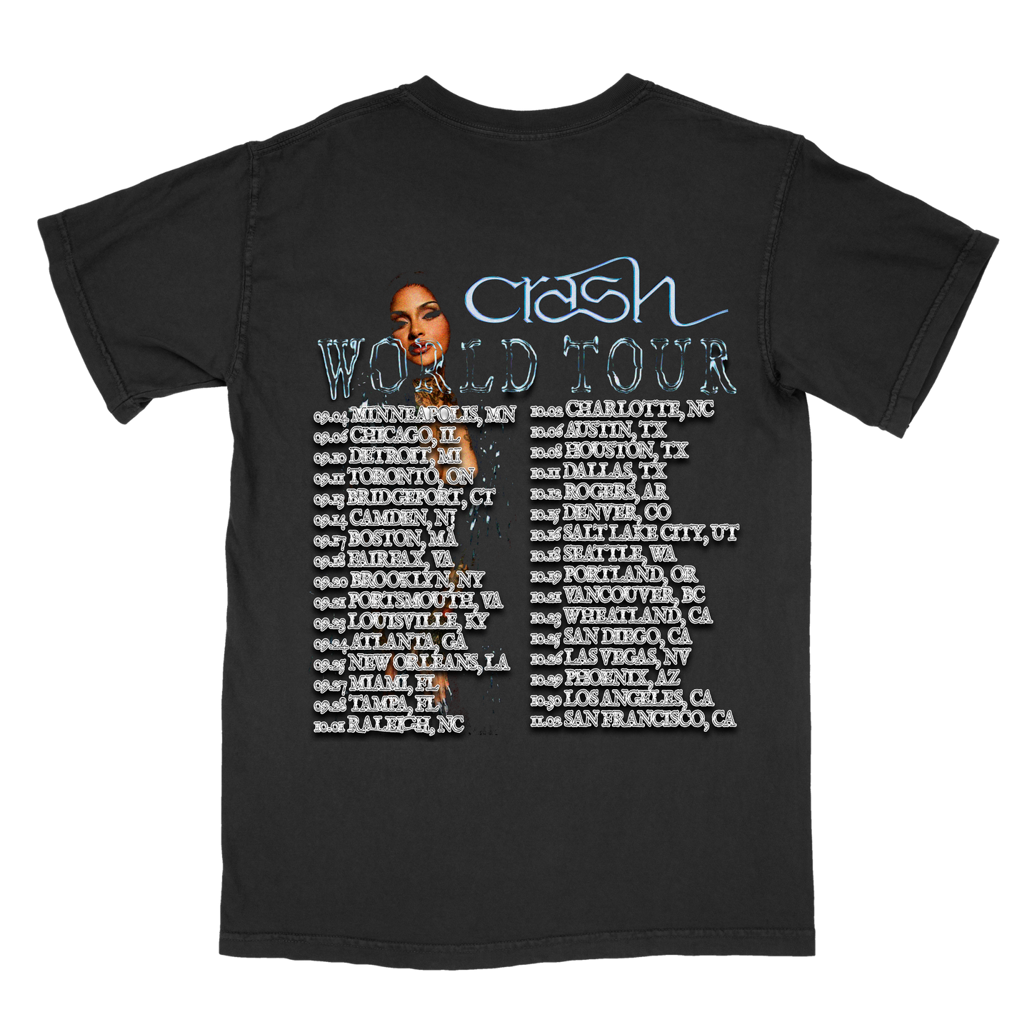 Kehlani The Crash World Tour Graphic Tee – Rare Vintage R&B Streetwear T-Shirt, Unisex Fit for Fans