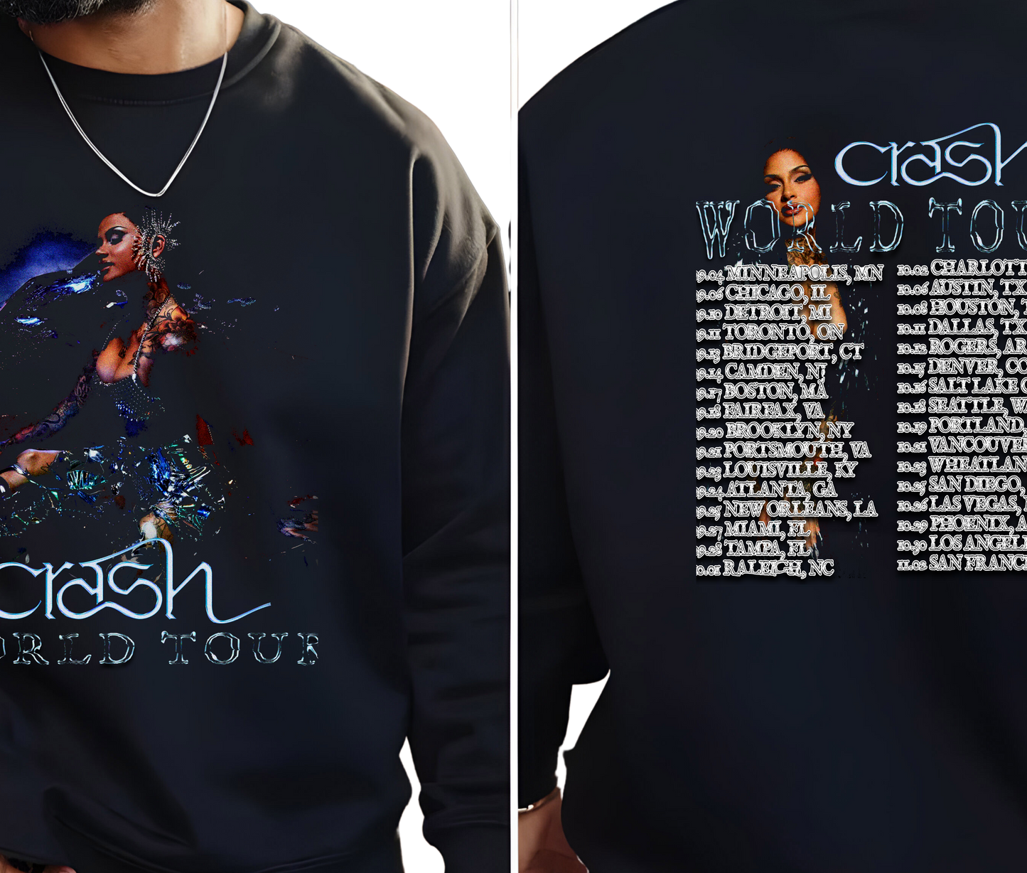 Kehlani The Crash World Tour Long Sleeve T-Shirt – Rare Vintage R&B Streetwear Shirt, Unisex Fit for Fans