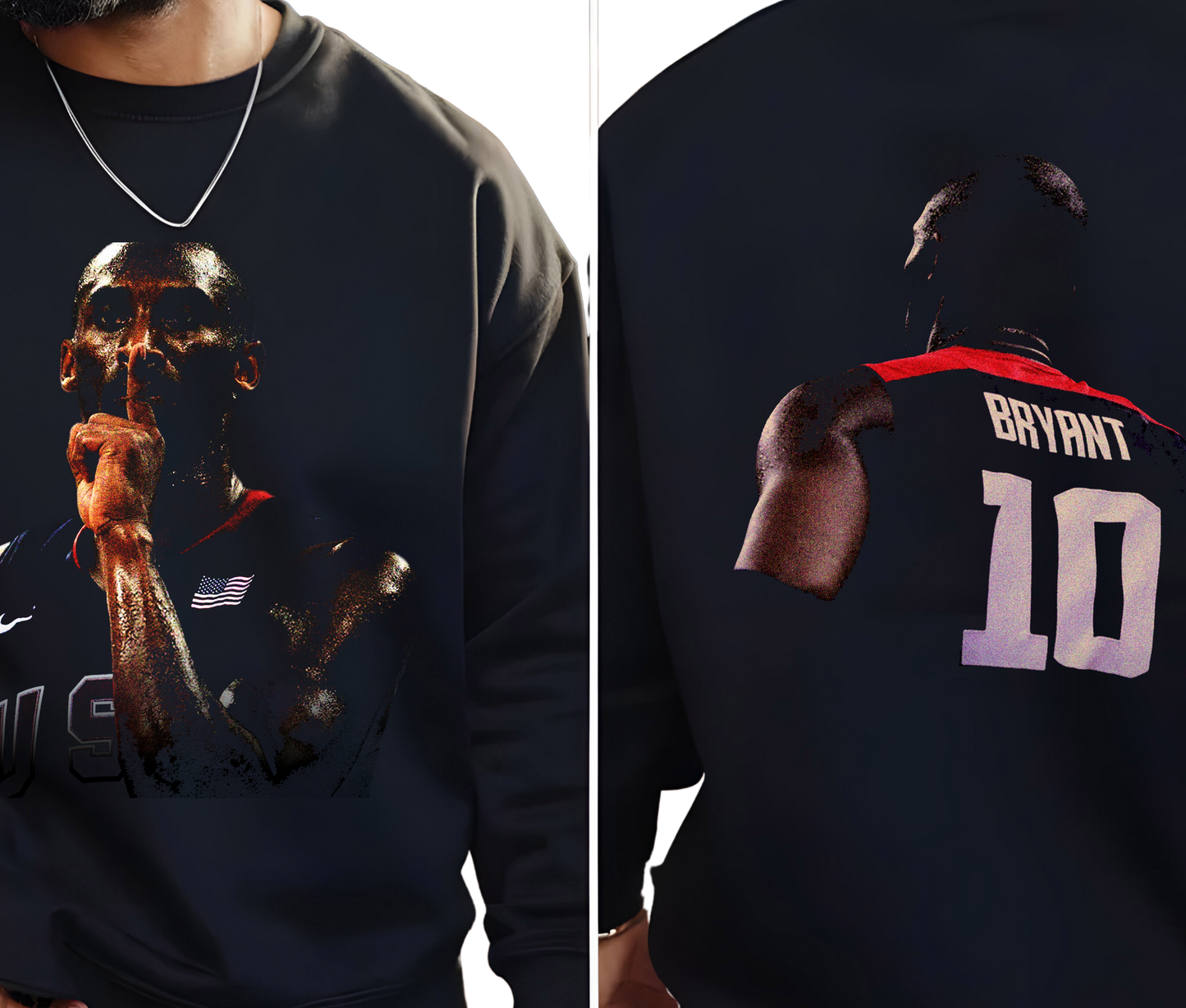 Kobe Bryant Vintage Long Sleeve T-Shirt – Rare NBA Basketball Shirt, Retro Basketball Long Sleeve Tee