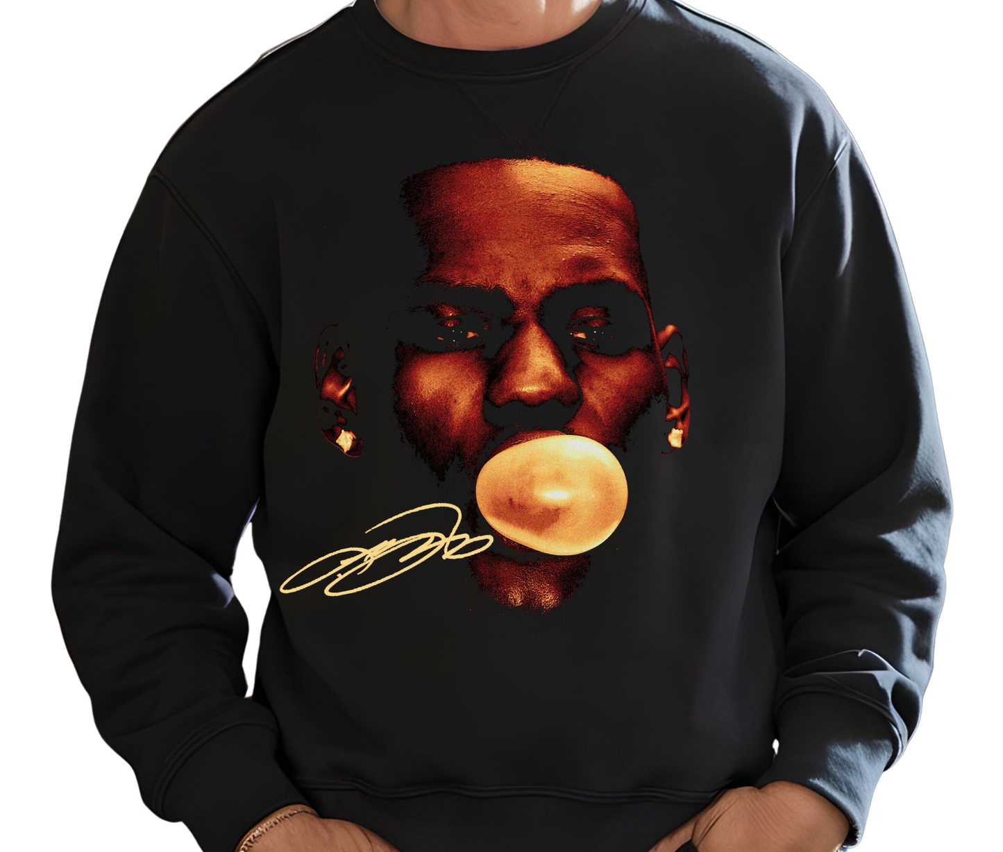 LeBron James Bubble Gum Sweatshirt – Rare Vintage Basketball Sweater, Retro Streetwear Apparel