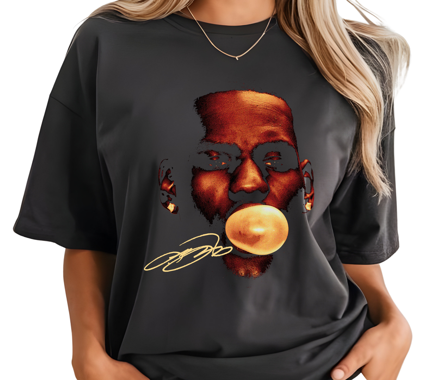 LeBron James Bubble Gum Graphic Tee – Rare Vintage Basketball Shirt, Retro Streetwear T-Shirt