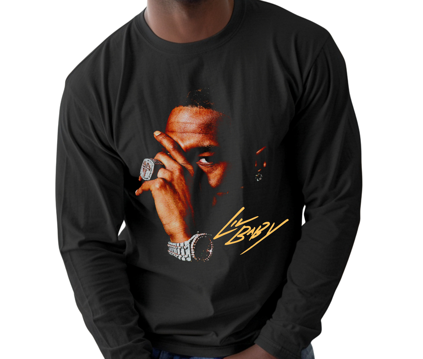 Lil Baby Graphic Long Sleeve – My Turn Vintage Rap Shirt – Hip Hop Streetwear for Music Fans and Collectors