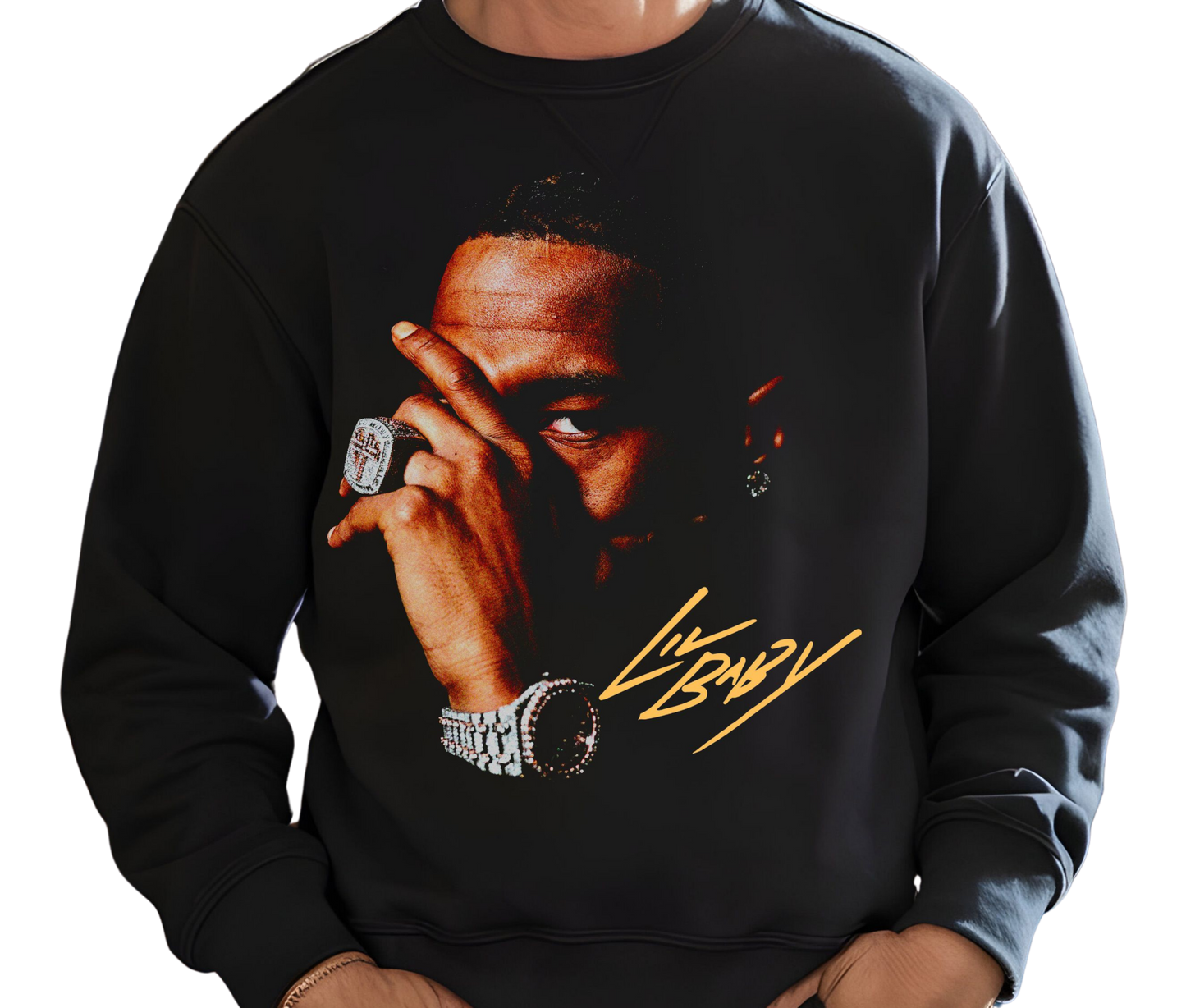 Lil Baby Graphic Sweatshirt – My Turn Vintage Rap Pullover – Hip Hop Streetwear for Music Fans and Collectors