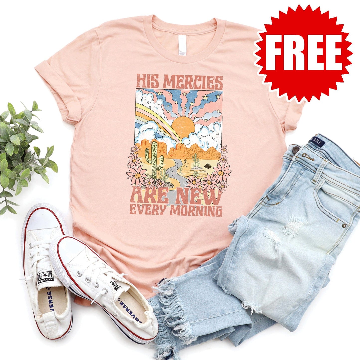 His Mercies Desert Tee - 0