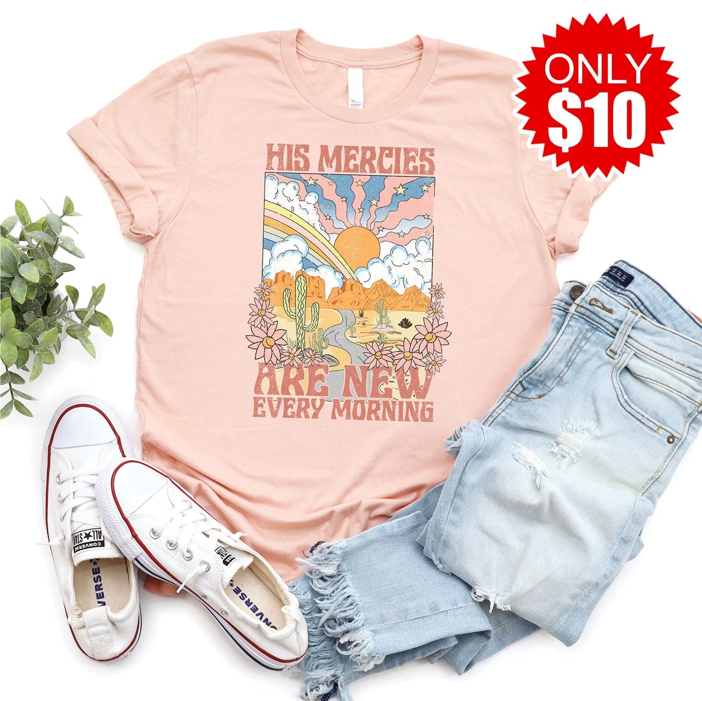 His Mercies Desert Tee - 10