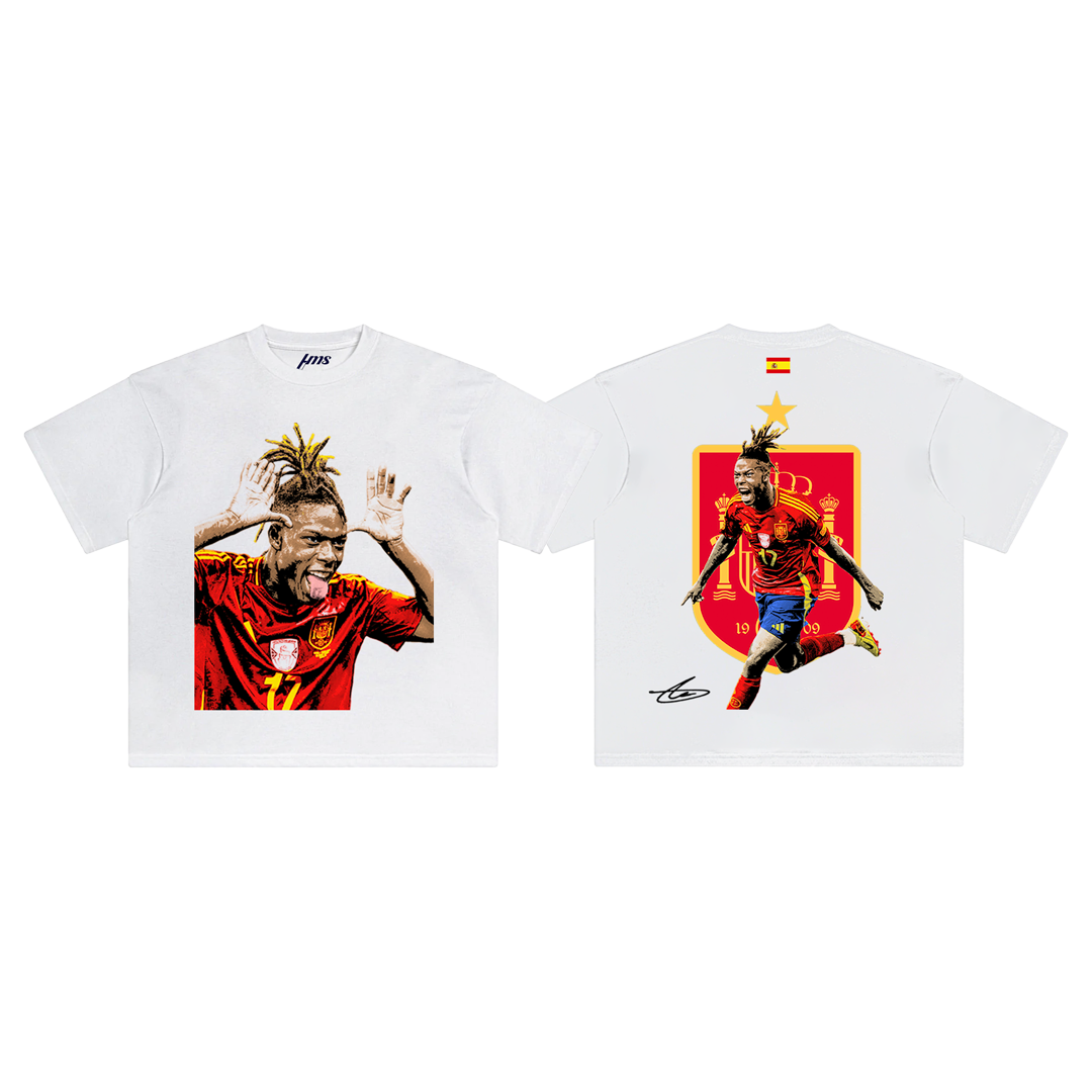 Nico Williams Spain Tee Style001