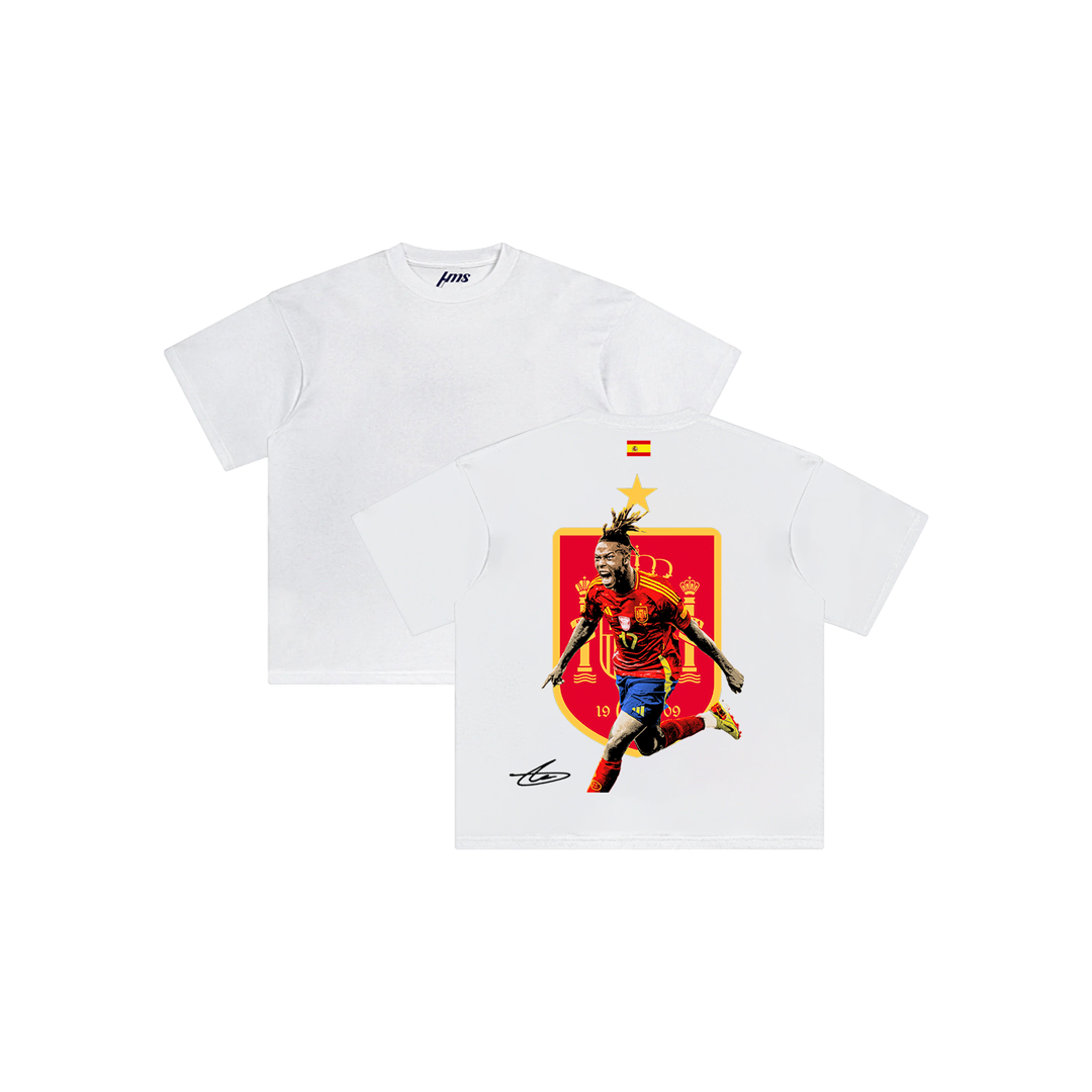 Nico Williams Spain Tee Style001