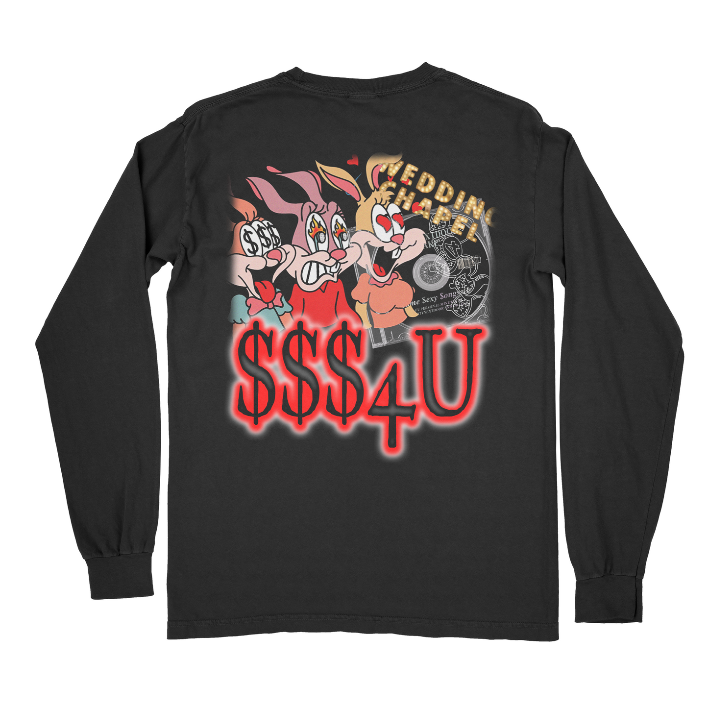 Drake & PARTYNEXTDOOR SSS4U Graphic Long Sleeve - Vintage Tour Shirt - OVO Sound Streetwear - Unisex R&B Fan Tee - Limited Edition Concert LS