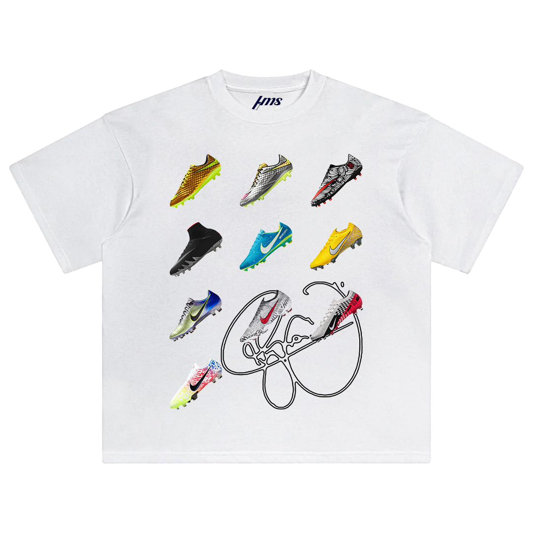 Neymar Signature Cleats Tee (Ready to Ship) Style001