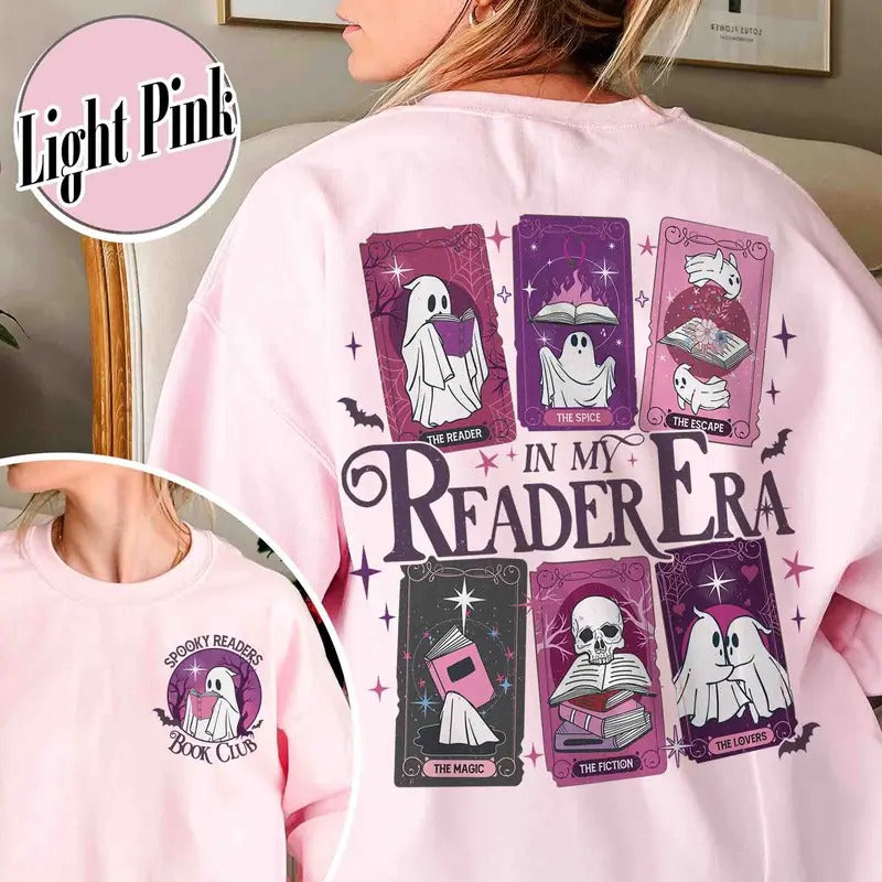 The Reader Tarot Card Sweatshirt, the Reader Tarot Card Shirt, Spooky Reader Shirt, Spooky Readers Book Clubs Halloween, Tarot Lover