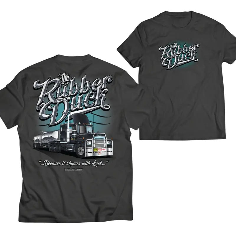 The Rubber Duck Graphic Tractor Tees, Truck shirts, Shirts For Men, Car Merch, Menswear, Stylish Car Merch for Automotive Enthusiasts