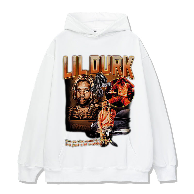 I Am on the Road to Riches,its Just a Lil Traffic by Lil Durk Hoodie