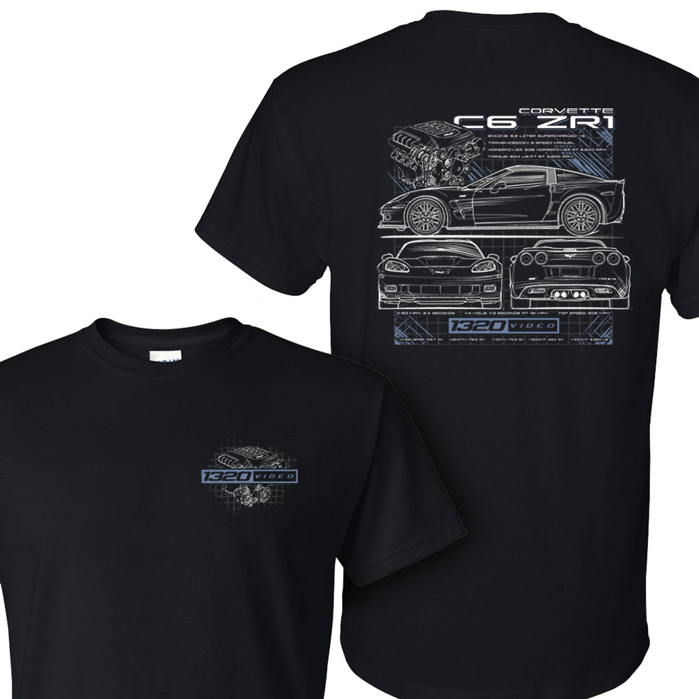 1320Video ZR1 Blueprint T-Shirt