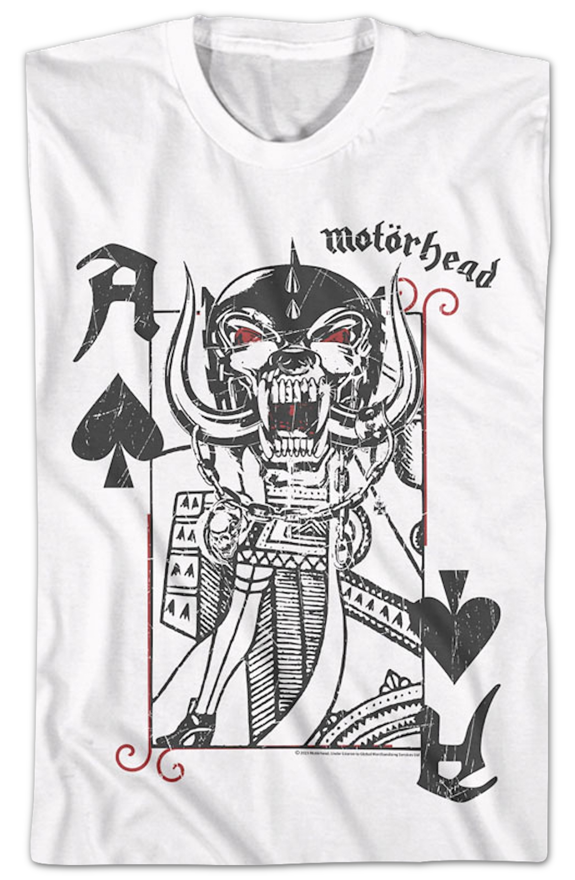 Ace Of Spades Playing Card Motorhead T-Shirt