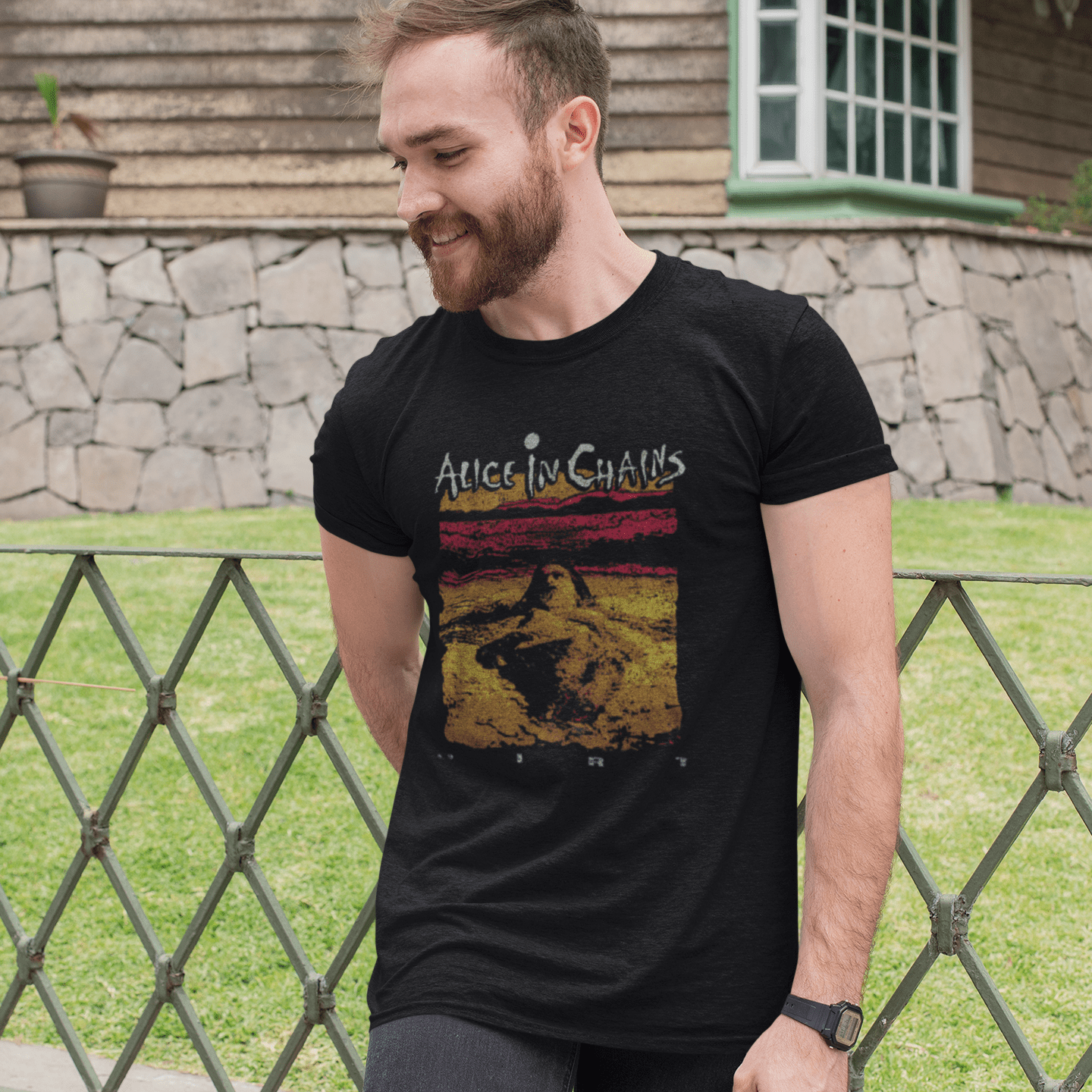 Alice in Chains Dirt Album Cover Official T-Shirt