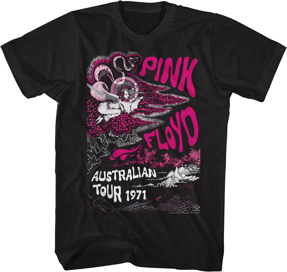 Australian Tour 1971 Pink Floyd T-Shirt