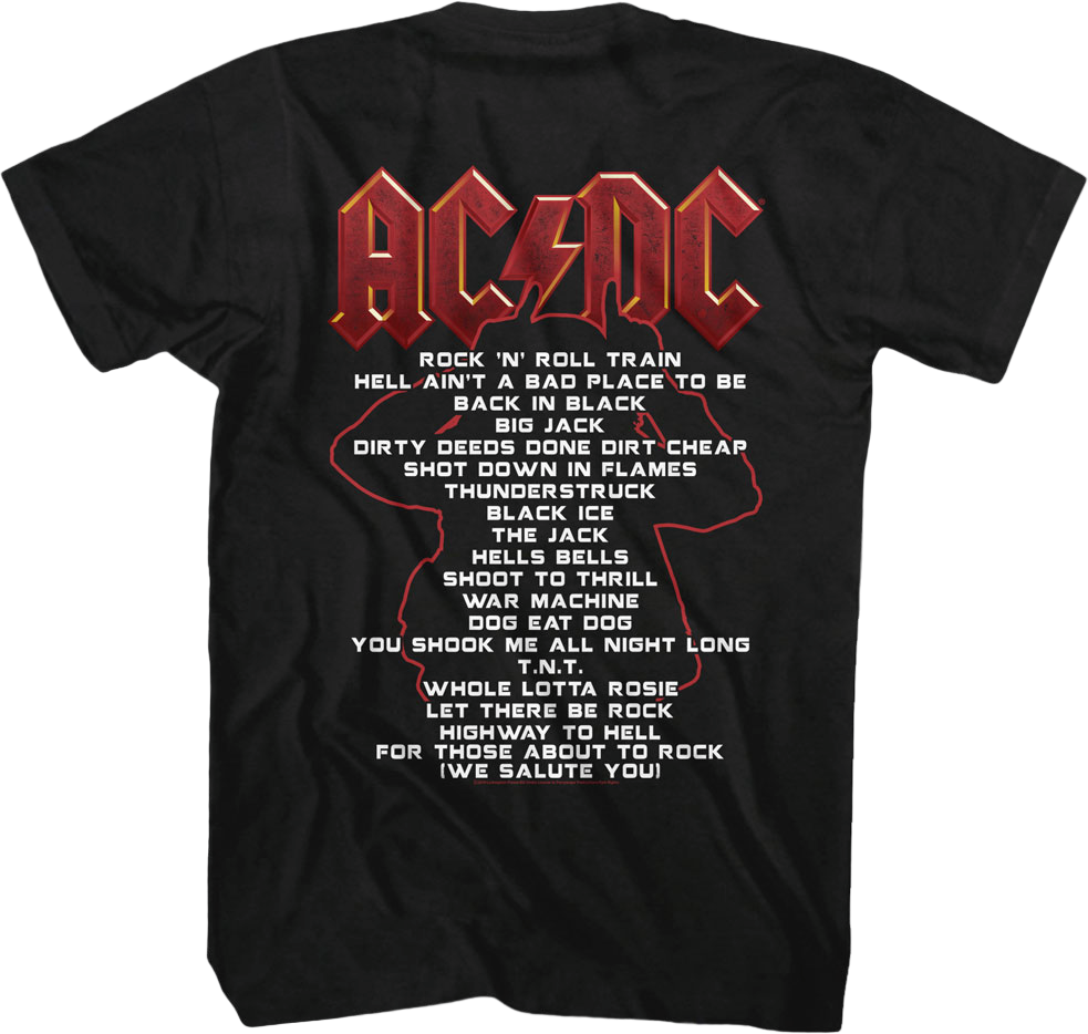 Black Ice World Tour ACDC T-Shirt