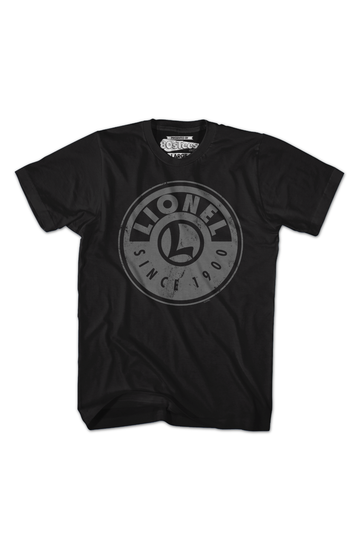 Black Logo Lionel Trains T-Shirt