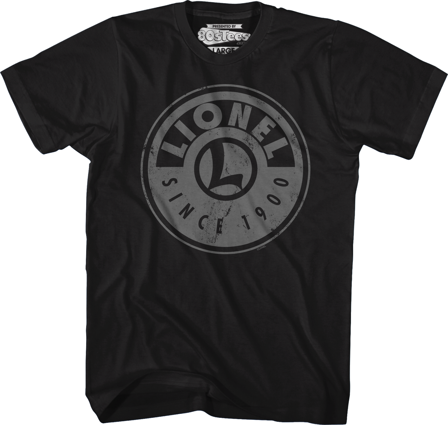 Black Logo Lionel Trains T-Shirt