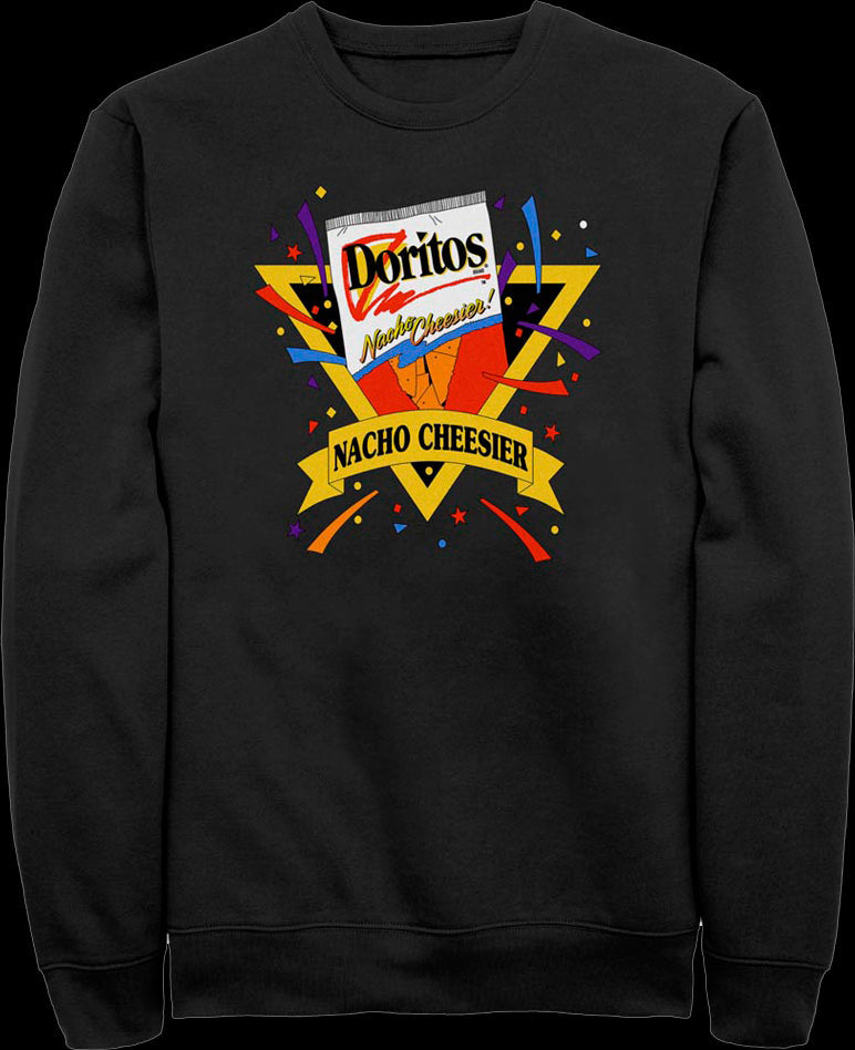 Black Nacho Cheesier Celebration Doritos Sweatshirt