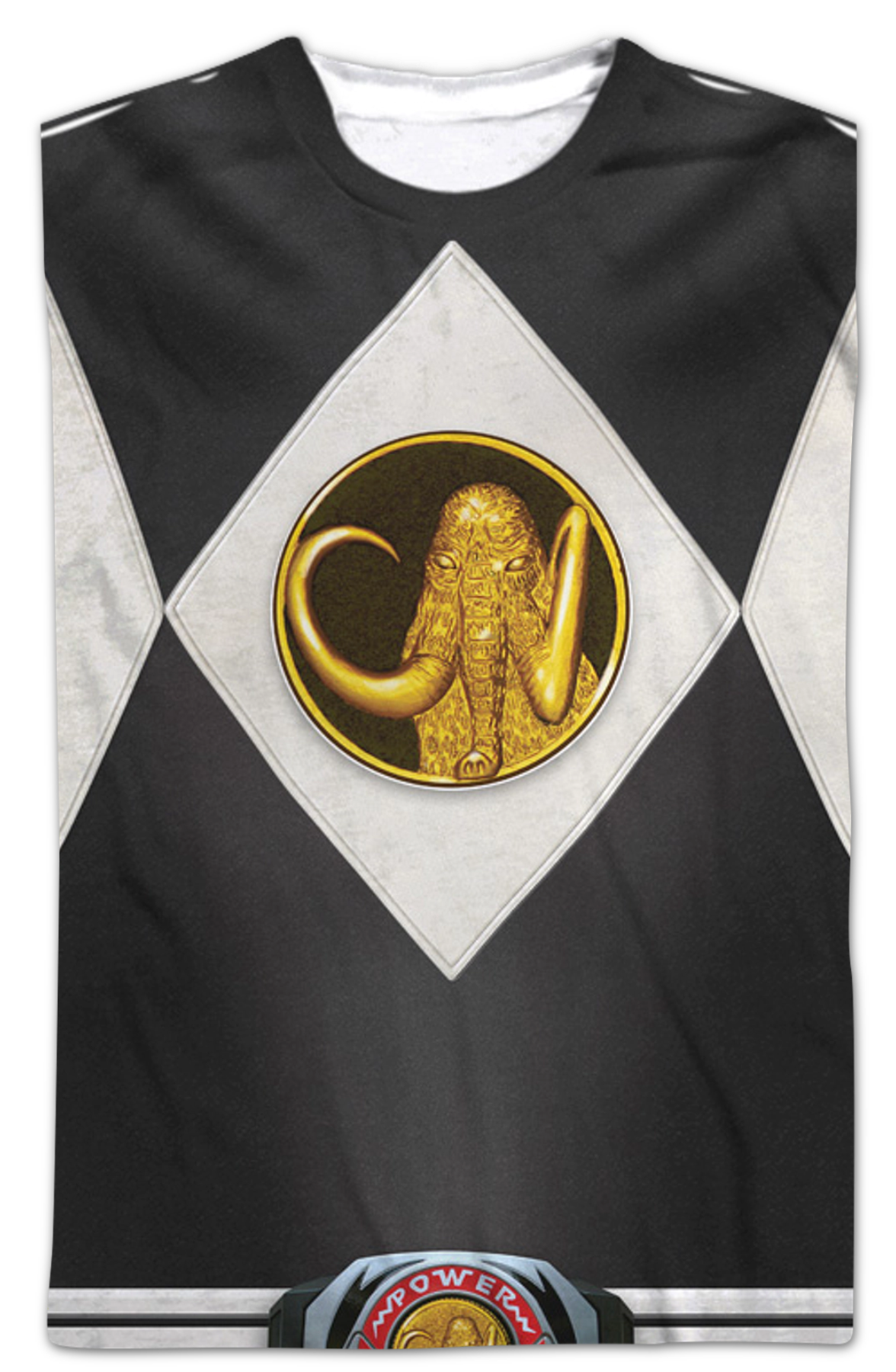Black Ranger Sublimation Costume Shirt